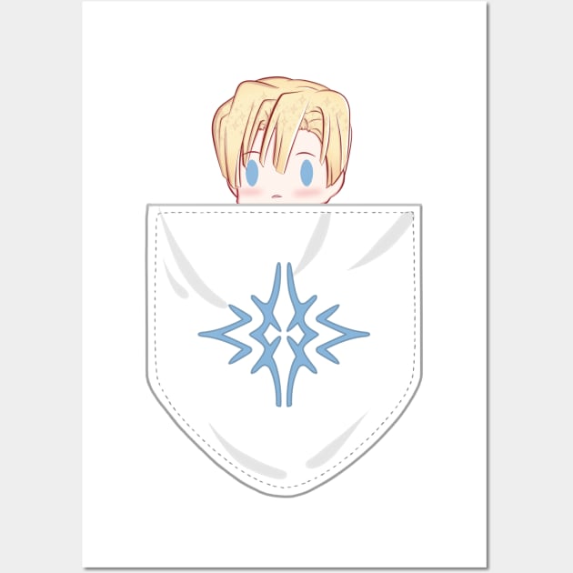 pocket Dimitri Wall Art by Venomic_Ink